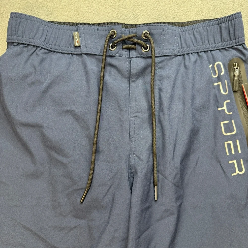 Spyder Surf Sand Sun Board Shorts Regular Fit Small Navy Blue UV Protection Swim